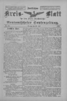 Amtliches Kreis-Blatt für den Kreis Neutomischel: zugleich Neutomischeler Hopfenzeitung 1898.07.15 Nr54