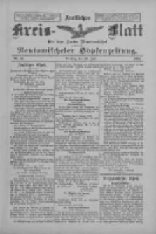 Amtliches Kreis-Blatt f&uuml;r den Kreis Neutomischel: zugleich Neutomischeler Hopfenzeitung 1898.07.19 Nr55