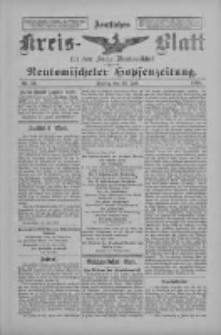 Amtliches Kreis-Blatt für den Kreis Neutomischel: zugleich Neutomischeler Hopfenzeitung 1898.07.22 Nr56