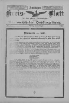 Amtliches Kreis-Blatt f&uuml;r den Kreis Neutomischel: zugleich Neutomischeler Hopfenzeitung 1898.08.02 Nr59