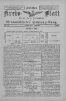 Amtliches Kreis-Blatt f&uuml;r den Kreis Neutomischel: zugleich Neutomischeler Hopfenzeitung 1898.09.09 Nr70