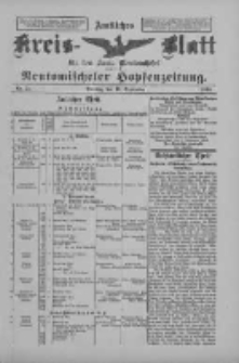 Amtliches Kreis-Blatt für den Kreis Neutomischel: zugleich Neutomischeler Hopfenzeitung 1898.09.13 Nr71