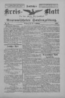 Amtliches Kreis-Blatt für den Kreis Neutomischel: zugleich Neutomischeler Hopfenzeitung 1898.09.20 Nr73