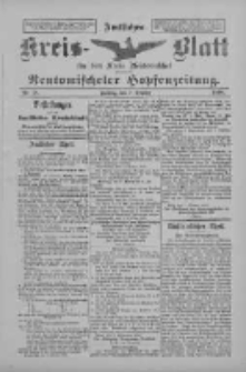 Amtliches Kreis-Blatt f&uuml;r den Kreis Neutomischel: zugleich Neutomischeler Hopfenzeitung 1898.10.07 Nr78