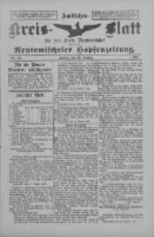 Amtliches Kreis-Blatt für den Kreis Neutomischel: zugleich Neutomischeler Hopfenzeitung 1898.10.28 Nr84