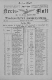 Amtliches Kreis-Blatt f&uuml;r den Kreis Neutomischel: zugleich Neutomischeler Hopfenzeitung 1898.10.29 Nr84a