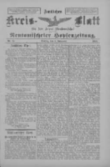 Amtliches Kreis-Blatt für den Kreis Neutomischel: zugleich Neutomischeler Hopfenzeitung 1898.11.08 Nr87