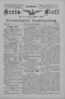 Amtliches Kreis-Blatt für den Kreis Neutomischel: zugleich Neutomischeler Hopfenzeitung 1898.11.11 Nr88