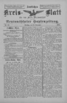 Amtliches Kreis-Blatt für den Kreis Neutomischel: zugleich Neutomischeler Hopfenzeitung 1898.11.15 Nr89