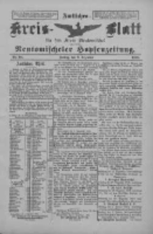 Amtliches Kreis-Blatt für den Kreis Neutomischel: zugleich Neutomischeler Hopfenzeitung 1898.12.09 Nr96