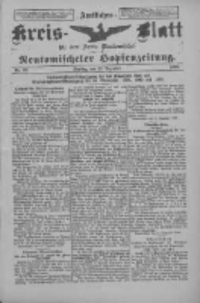 Amtliches Kreis-Blatt f&uuml;r den Kreis Neutomischel: zugleich Neutomischeler Hopfenzeitung 1898.12.13 Nr97