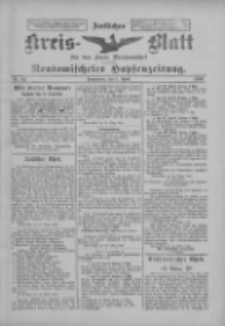 Amtliches Kreis-Blatt f&uuml;r den Kreis Neutomischel: zugleich Neutomischeler Hopfenzeitung 1899.04.01 Nr26