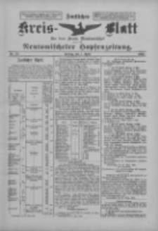 Amtliches Kreis-Blatt für den Kreis Neutomischel: zugleich Neutomischeler Hopfenzeitung 1899.04.07 Nr27