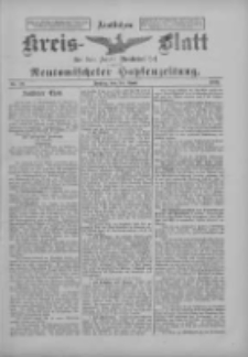 Amtliches Kreis-Blatt f&uuml;r den Kreis Neutomischel: zugleich Neutomischeler Hopfenzeitung 1899.04.14 Nr29