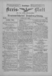 Amtliches Kreis-Blatt f&uuml;r den Kreis Neutomischel: zugleich Neutomischeler Hopfenzeitung 1899.04.18 Nr30