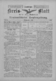 Amtliches Kreis-Blatt f&uuml;r den Kreis Neutomischel: zugleich Neutomischeler Hopfenzeitung 1899.05.02 Nr34