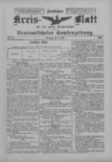 Amtliches Kreis-Blatt f&uuml;r den Kreis Neutomischel: zugleich Neutomischeler Hopfenzeitung 1899.05.09 Nr36