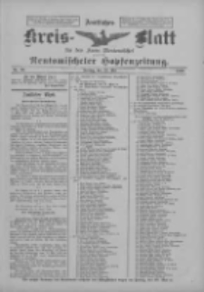 Amtliches Kreis-Blatt für den Kreis Neutomischel: zugleich Neutomischeler Hopfenzeitung 1899.05.19 Nr39