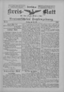 Amtliches Kreis-Blatt f&uuml;r den Kreis Neutomischel: zugleich Neutomischeler Hopfenzeitung 1899.05.30 Nr41