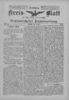 Amtliches Kreis-Blatt f&uuml;r den Kreis Neutomischel: zugleich Neutomischeler Hopfenzeitung 1899.06.06 Nr43
