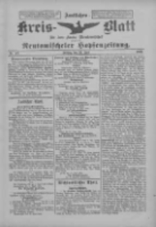 Amtliches Kreis-Blatt für den Kreis Neutomischel: zugleich Neutomischeler Hopfenzeitung 1899.06.16 Nr46