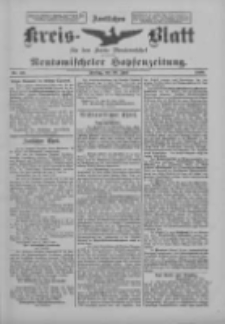 Amtliches Kreis-Blatt f&uuml;r den Kreis Neutomischel: zugleich Neutomischeler Hopfenzeitung 1899.06.30 Nr50