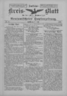 Amtliches Kreis-Blatt für den Kreis Neutomischel: zugleich Neutomischeler Hopfenzeitung 1899.07.21 Nr56