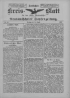 Amtliches Kreis-Blatt für den Kreis Neutomischel: zugleich Neutomischeler Hopfenzeitung 1899.08.15 Nr63