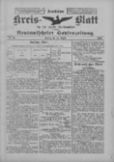 Amtliches Kreis-Blatt für den Kreis Neutomischel: zugleich Neutomischeler Hopfenzeitung 1899.08.25 Nr66