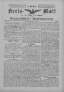Amtliches Kreis-Blatt für den Kreis Neutomischel: zugleich Neutomischeler Hopfenzeitung 1899.09.22 Nr74