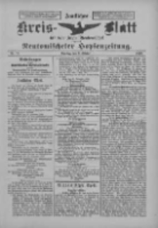 Amtliches Kreis-Blatt für den Kreis Neutomischel: zugleich Neutomischeler Hopfenzeitung 1899.10.03 Nr77