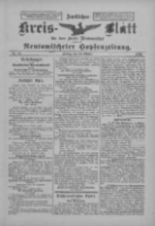 Amtliches Kreis-Blatt f&uuml;r den Kreis Neutomischel: zugleich Neutomischeler Hopfenzeitung 1899.10.13 Nr80
