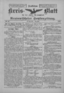 Amtliches Kreis-Blatt f&uuml;r den Kreis Neutomischel: zugleich Neutomischeler Hopfenzeitung 1899.12.01 Nr94