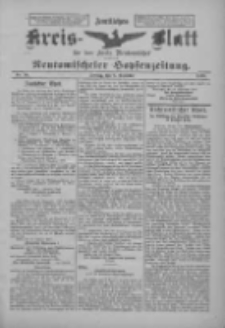 Amtliches Kreis-Blatt für den Kreis Neutomischel: zugleich Neutomischeler Hopfenzeitung 1899.12.08 Nr96
