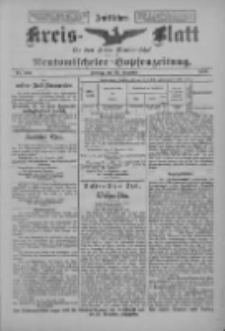 Amtliches Kreis-Blatt f&uuml;r den Kreis Neutomischel: zugleich Neutomischeler Hopfenzeitung 1899.12.22 Nr100