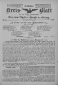 Amtliches Kreis-Blatt f&uuml;r den Kreis Neutomischel: zugleich Neutomischeler Hopfenzeitung 1899.12.29 Nr101