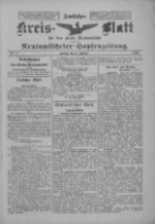 Amtliches Kreis-Blatt f&uuml;r den Kreis Neutomischel: zugleich Neutomischeler Hopfenzeitung 1900.01.05 Nr2