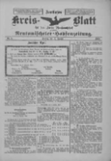 Amtliches Kreis-Blatt f&uuml;r den Kreis Neutomischel: zugleich Neutomischeler Hopfenzeitung 1900.01.12 Nr4