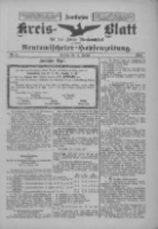Amtliches Kreis-Blatt für den Kreis Neutomischel: zugleich Neutomischeler Hopfenzeitung 1900.01.12 Nr4