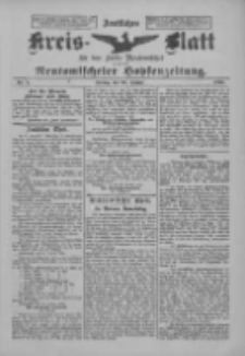 Amtliches Kreis-Blatt für den Kreis Neutomischel: zugleich Neutomischeler Hopfenzeitung 1900.01.26 Nr8