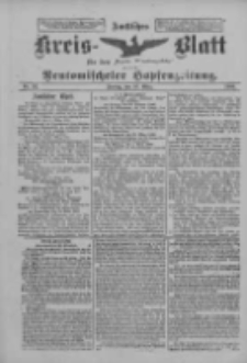 Amtliches Kreis-Blatt f&uuml;r den Kreis Neutomischel: zugleich Neutomischeler Hopfenzeitung 1900.03.16 Nr22