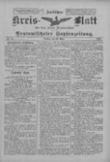 Amtliches Kreis-Blatt f&uuml;r den Kreis Neutomischel: zugleich Neutomischeler Hopfenzeitung 1900.03.20 Nr23