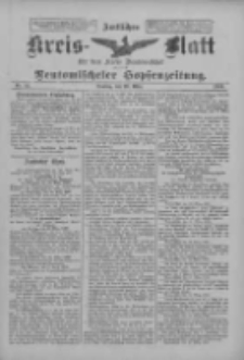 Amtliches Kreis-Blatt für den Kreis Neutomischel: zugleich Neutomischeler Hopfenzeitung 1900.03.20 Nr23