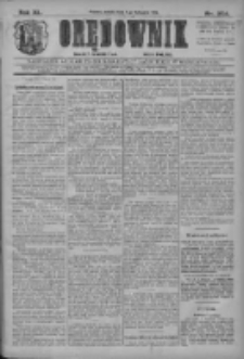 Orędownik: najstarsze ludowe pismo narodowe i katolickie w Wielkopolsce 1910.11.05 R.40 Nr254