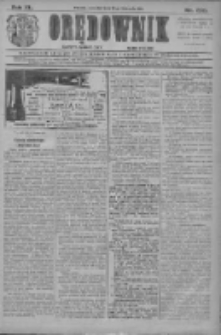 Orędownik: najstarsze ludowe pismo narodowe i katolickie w Wielkopolsce 1910.11.10 R.40 Nr258