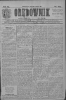 Orędownik: najstarsze ludowe pismo narodowe i katolickie w Wielkopolsce 1910.11.15 R.40 Nr262