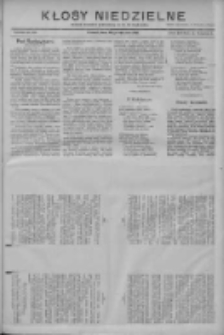 Kłosy Niedzielne: dodatek literacki i powieściowy do Nr82 "Orędownika" 1910.04.10