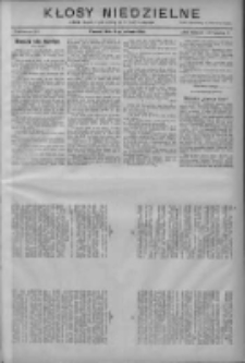 Kłosy Niedzielne: dodatek literacki i powieściowy do Nr139 "Orędownika" 1910.06.19