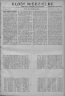 Kłosy Niedzielne: dodatek literacki i powieściowy do Nr186 "Orędownika" 1910.08.14