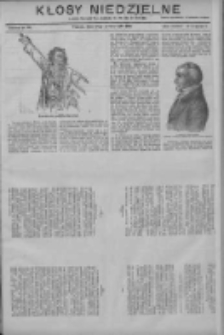 Kłosy Niedzielne: dodatek literacki i powieściowy do Nr244 "Orędownika" 1910.10.23